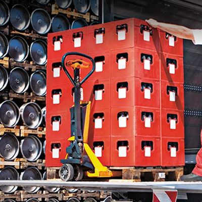 Porta traseira de caminhão